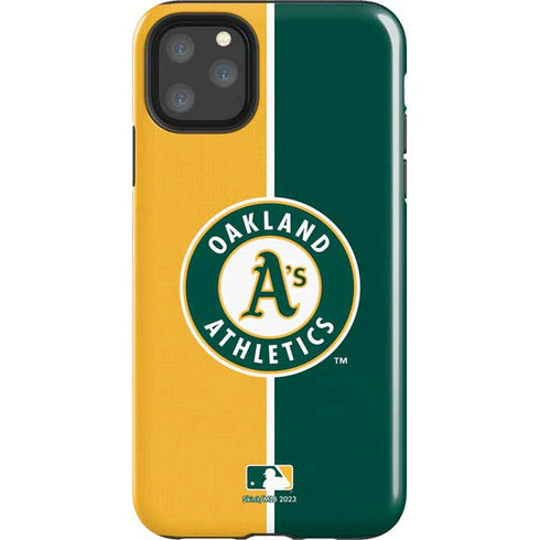 MLB Oakland Athletics Split iPhone 11 Pro Max Impact Case