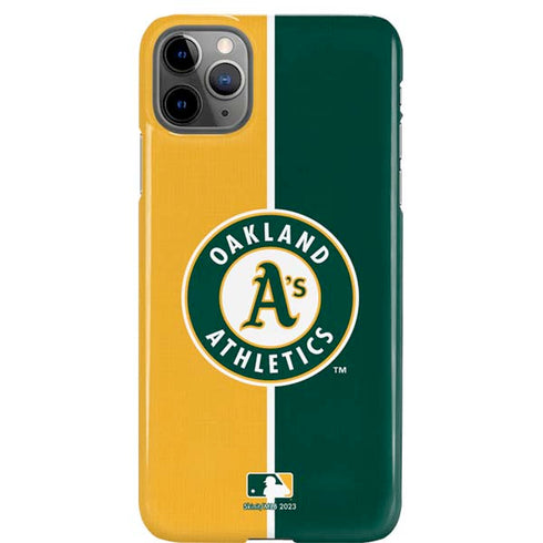 MLB Oakland Athletics Split iPhone 11 Pro Max Lite Case