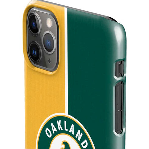 MLB Oakland Athletics Split iPhone 11 Pro Max Lite Case