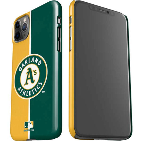 MLB Oakland Athletics Split iPhone 11 Pro Max Lite Case