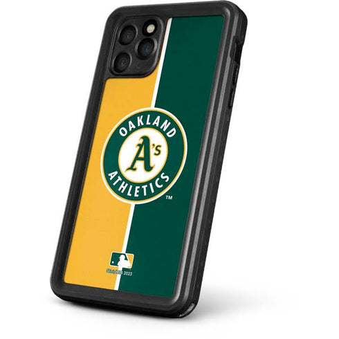MLB Oakland Athletics Split iPhone 11 Pro Waterproof Case