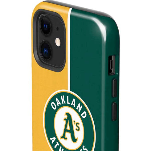 MLB Oakland Athletics Split iPhone 12 Impact Case