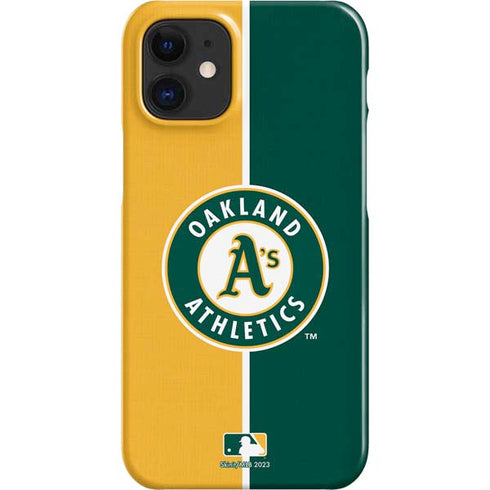MLB Oakland Athletics Split iPhone 12 Mini Lite Case