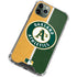 MLB Oakland Athletics Split iPhone 12 Pro Clear Case