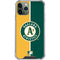 MLB Oakland Athletics Split iPhone 12 Pro Clear Case