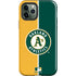 MLB Oakland Athletics Split iPhone 12 Pro Impact Case