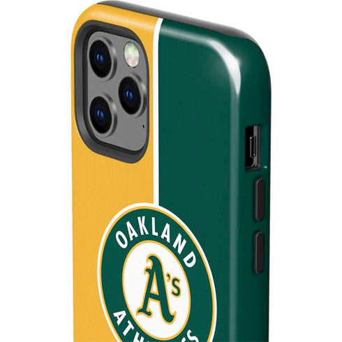 MLB Oakland Athletics Split iPhone 12 Pro Impact Case