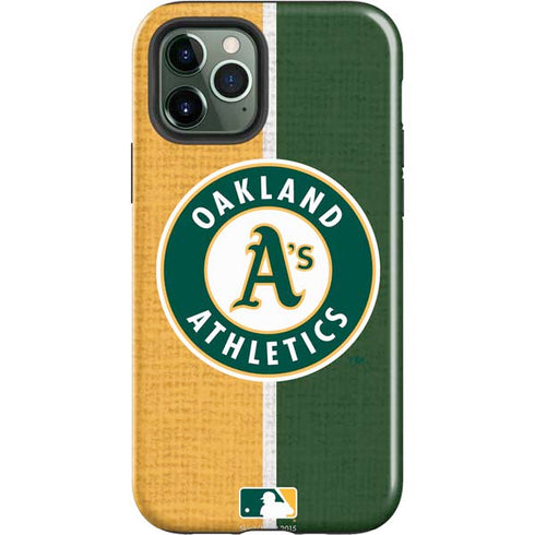 MLB Oakland Athletics Split iPhone 12 Pro Max Impact Case