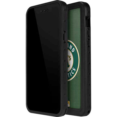 MLB Oakland Athletics Split iPhone 12 Pro Waterproof Case
