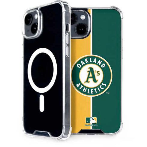 MLB Oakland Athletics Split iPhone 13 MagSafe Case