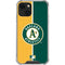 MLB Oakland Athletics Split iPhone 13 Mini Clear Case