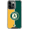 MLB Oakland Athletics Split iPhone 13 Pro Clear Case