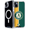 MLB Oakland Athletics Split iPhone 14 Plus MagSafe Case