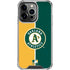 MLB Oakland Athletics Split iPhone 15 Pro Clear Case