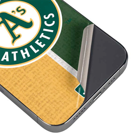 MLB Oakland Athletics Split iPhone 14 Pro Max Skin
