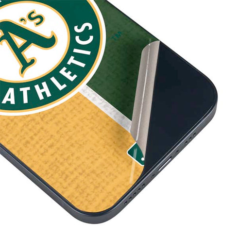 MLB Oakland Athletics Split iPhone 14 Skin