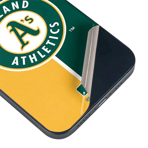 MLB Oakland Athletics Split iPhone 15 Skin