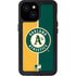 MLB Oakland Athletics Split iPhone 15 Waterproof Case