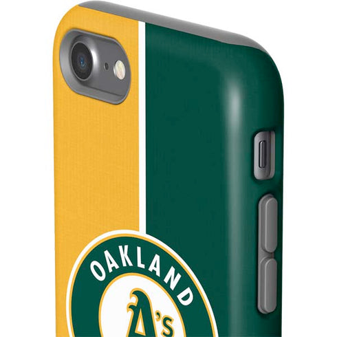 MLB Oakland Athletics Split iPhone SE (2nd & 3rd Gen) Pro Case
