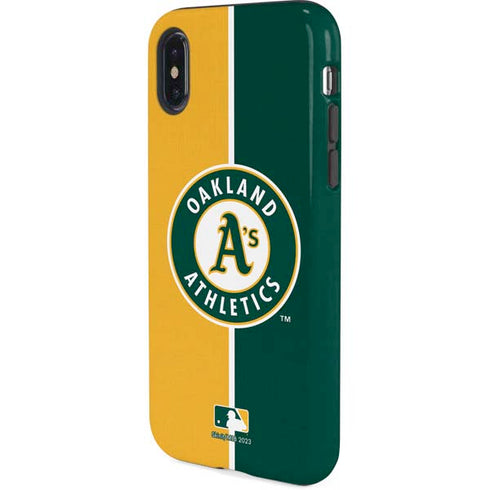MLB Oakland Athletics Split iPhone X Pro Case
