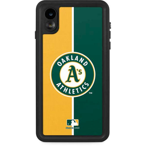 MLB Oakland Athletics Split iPhone XR Waterproof Case
