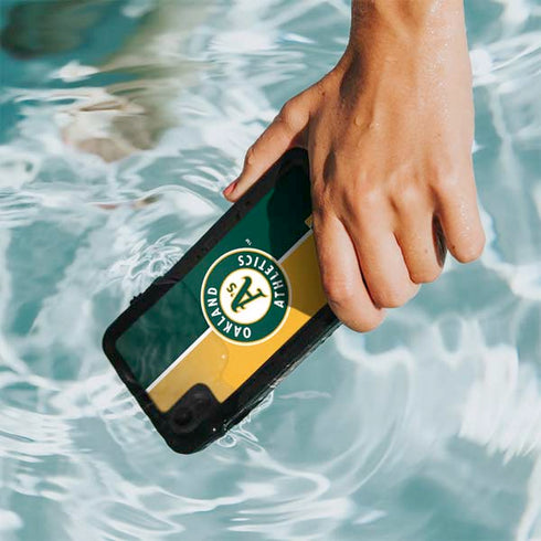 MLB Oakland Athletics Split iPhone XR Waterproof Case