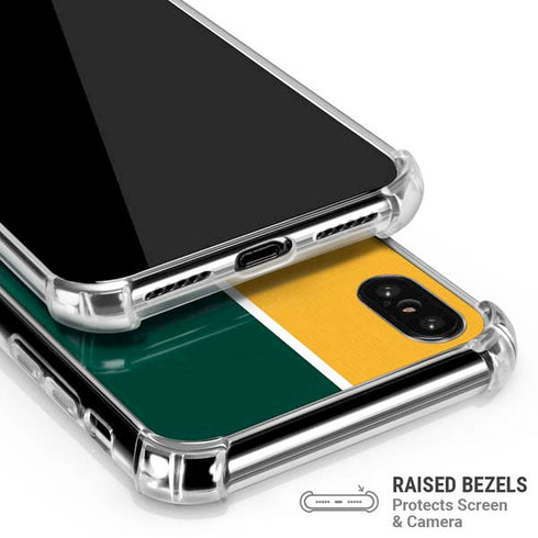 MLB Oakland Athletics Split iPhone XS Max Clear Case