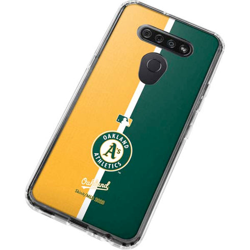 MLB Oakland Athletics Split LG K51/Q51 Clear Case