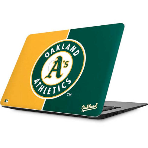 MLB Oakland Athletics Split Apple MacBook Skin