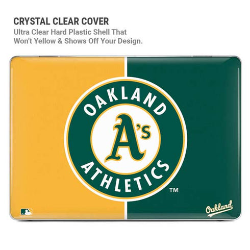 MLB Oakland Athletics Split MacBook Pro 16in (2021-25) Case plus Skin