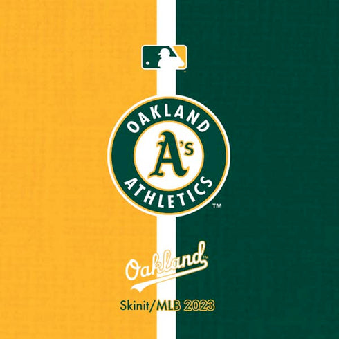 MLB Oakland Athletics Split Moto E5 Play Skin