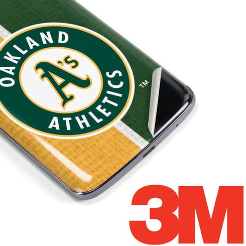 MLB Oakland Athletics Split Moto E5 Plus Skin