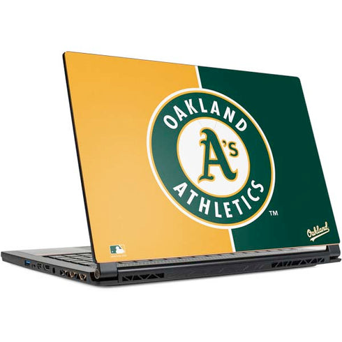 MLB Oakland Athletics Split MSI GS65 Stealth Laptop Skin