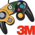 MLB Oakland Athletics Split Nintendo GameCube Controller Skin