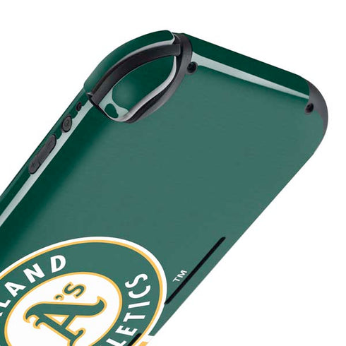 MLB Oakland Athletics Split Nintendo Switch Lite Skin