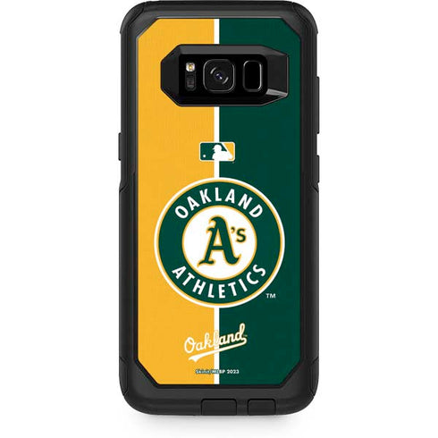 MLB Oakland Athletics Split Otterbox Commuter Galaxy Skin
