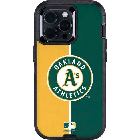 MLB Oakland Athletics Split Otterbox Defender iPhone Skin