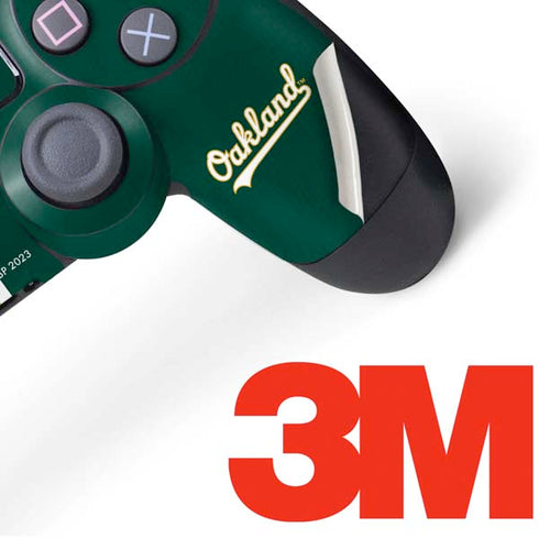 MLB Oakland Athletics Split PS4 Controller Skin