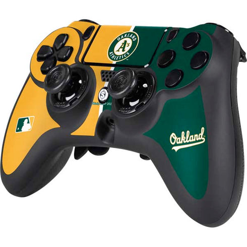 MLB Oakland Athletics Split PS4/PC SCUF Impact Controller Skin