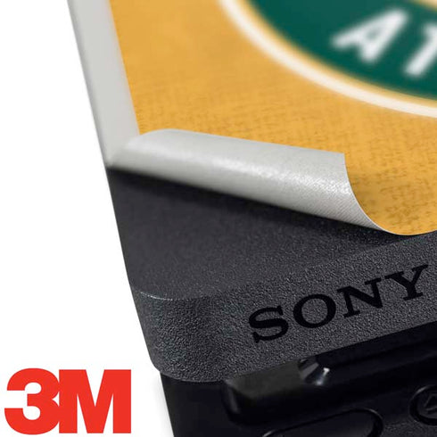 MLB Oakland Athletics Split PS4 Slim Skin
