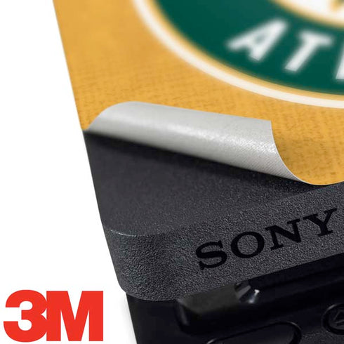 MLB Oakland Athletics Split PS4 Slim Bundle Skin