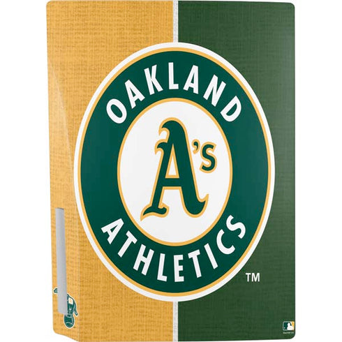 MLB Oakland Athletics Split PS5 Bundle Skin