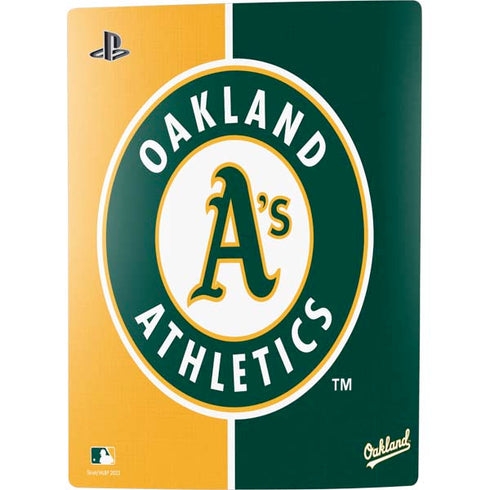 MLB Oakland Athletics Split PS5 Digital Edition Console Skin