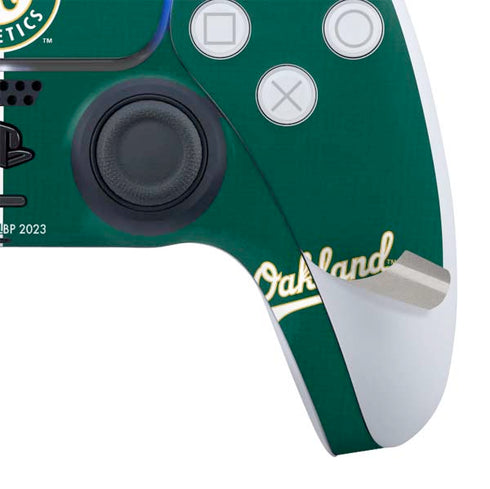 MLB Oakland Athletics Split PS5 Slim Digital Edition Bundle Skin