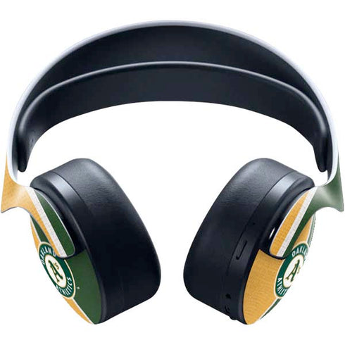 MLB Oakland Athletics Split PULSE 3D Wireless Headset for PS5 Skin