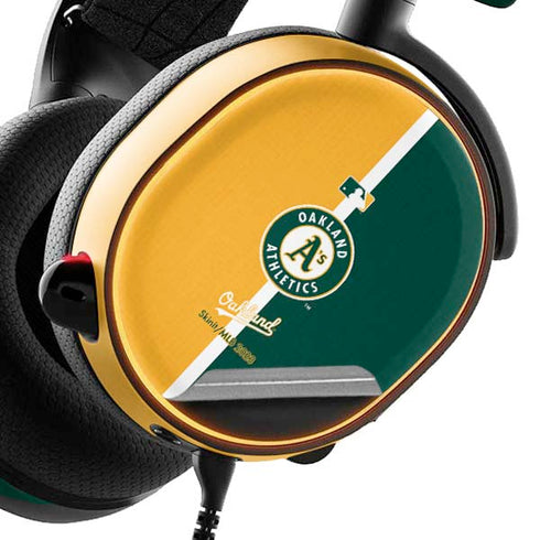 MLB Oakland Athletics Split SteelSeries Arctis 5 Skin