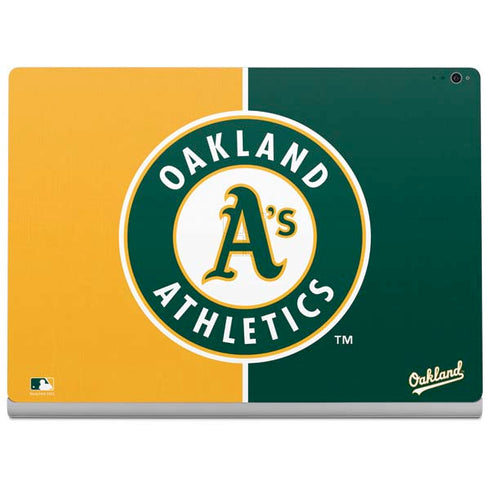 MLB Oakland Athletics Split Surface Book 2 15in Skin