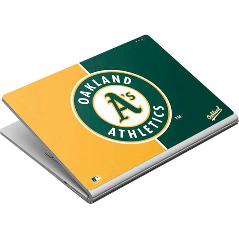 MLB Oakland Athletics Split Surface Book Skin