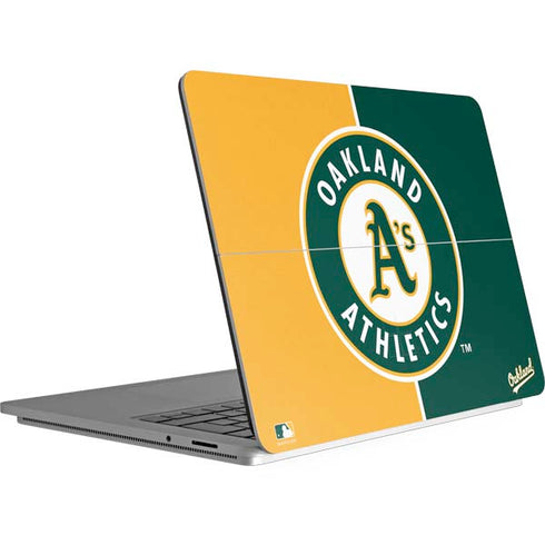 MLB Oakland Athletics Split Surface Laptop Studio Skin