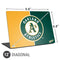 MLB Oakland Athletics Split Universal Laptop 12in (9.8 x 6.8in) Skin
